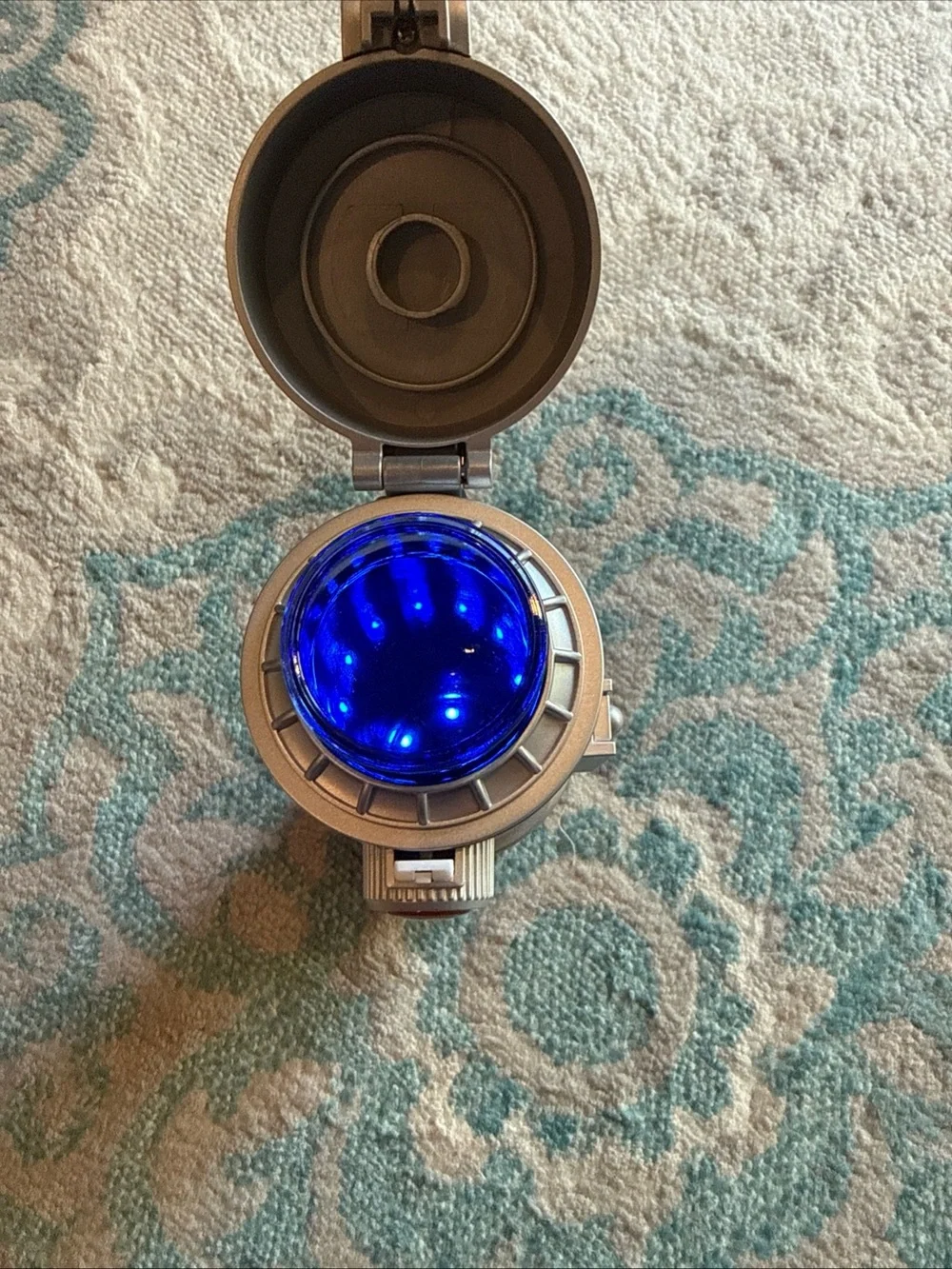 Disney Silver and Black Lightsaber Toy with Blue Strap